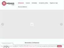Tablet Screenshot of emilianensis.com